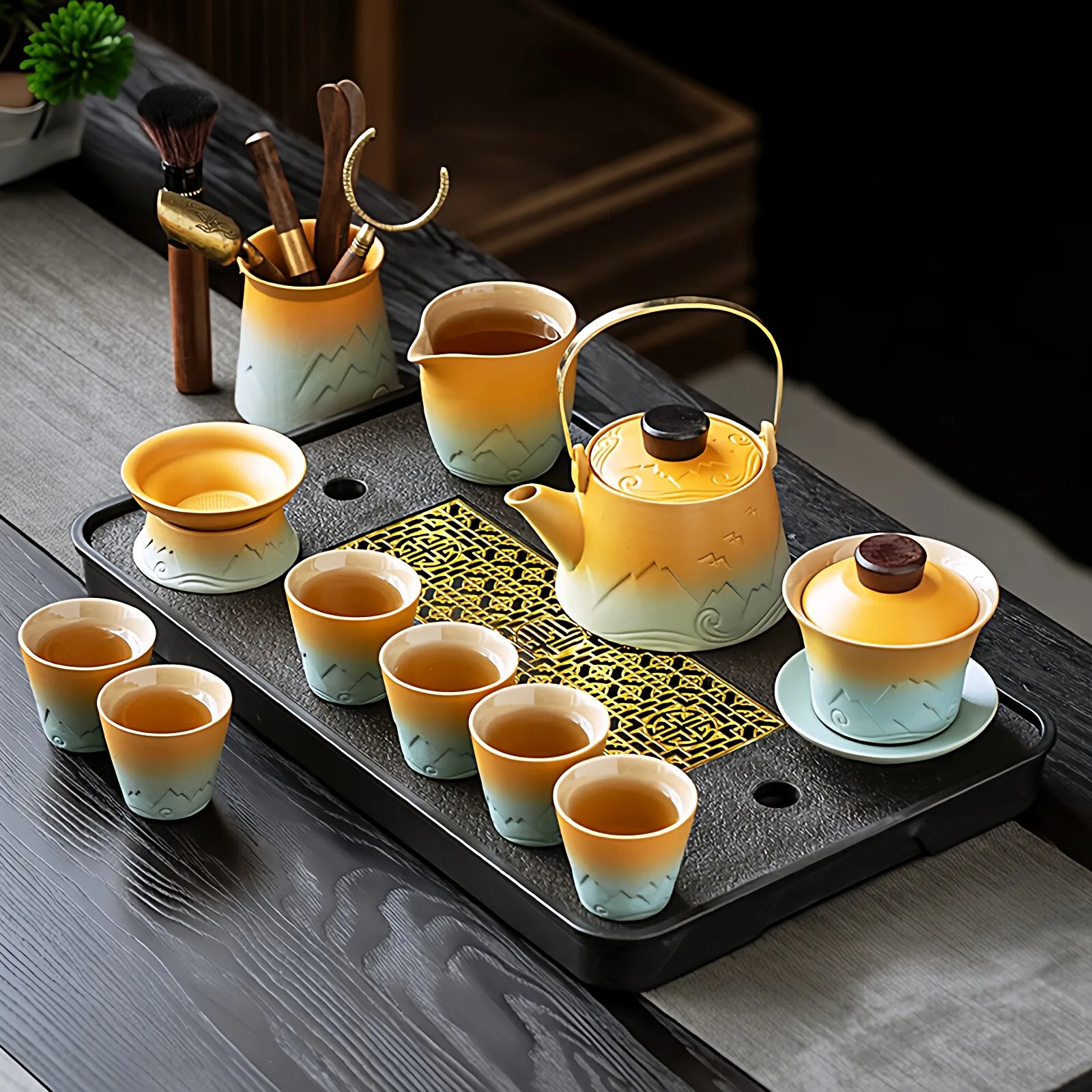 Luxury Breakfast Tea Tray Hospitality Tableware Living Room Kitchen Valet Office Pot Tea Tray Ceramic Bandejas Home Products
Luxury Breakfast Tea Tray Hospitality Tableware Living Room Kitchen Valet Office Pot Tea Tray Ceramic Bandejas Home Products