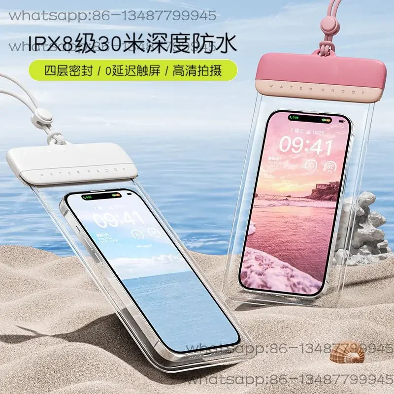 Mobile Phone Waterproof Bag with Touch Screen Swimming Specific 7.2-inch Mobile Phone Waterproof Cover
Mobile Phone Waterproof Bag with Touch Screen Swimming Specific 7.2-inch Mobile Phone Waterproof Cover