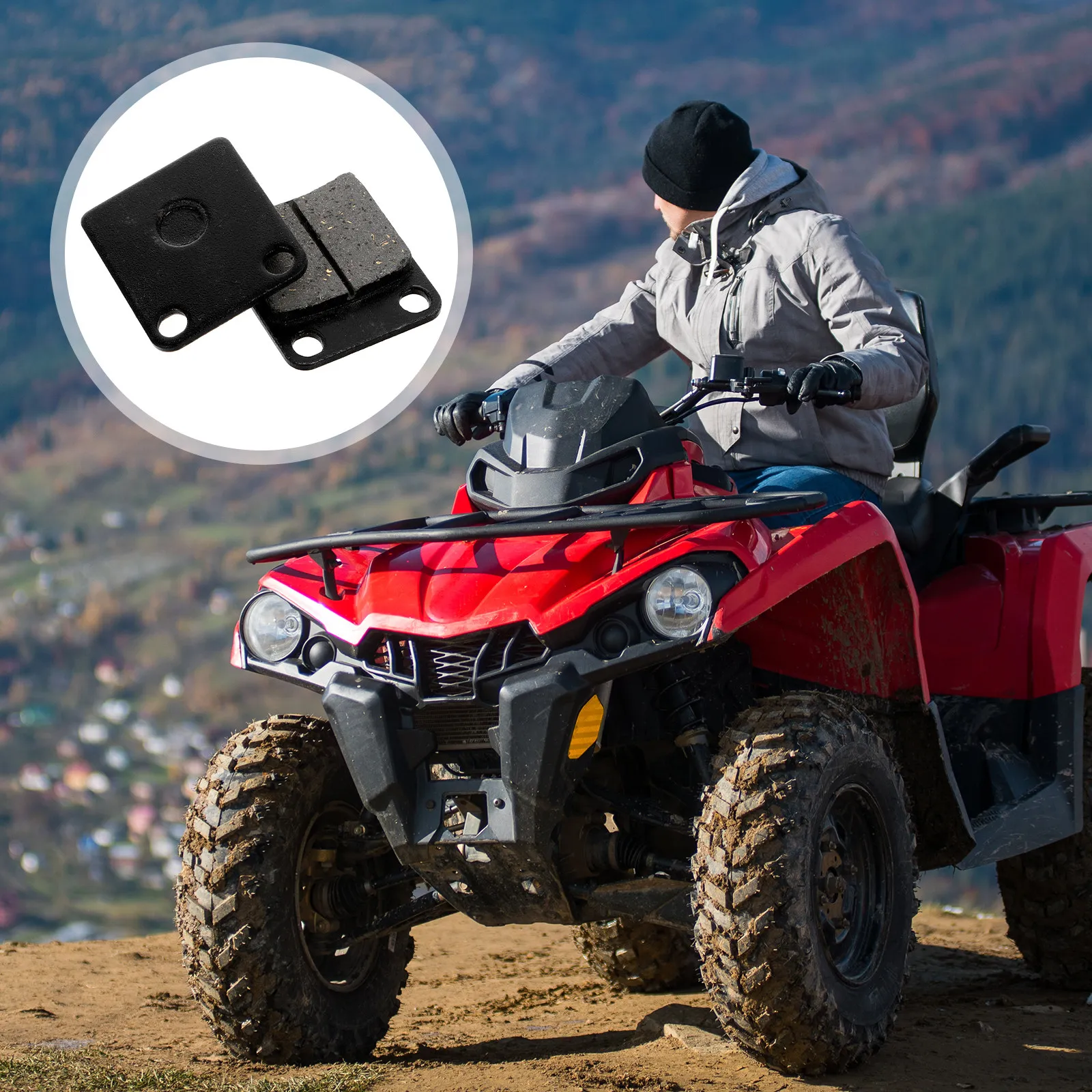 1Pair Brake Pads High Performance Rear Off-Road Atv Motorcycle Disc Friction Pad Set Compatible Dirt Bike Go
1Pair Brake Pads High Performance Rear Off-Road Atv Motorcycle Disc Friction Pad Set Compatible Dirt Bike Go