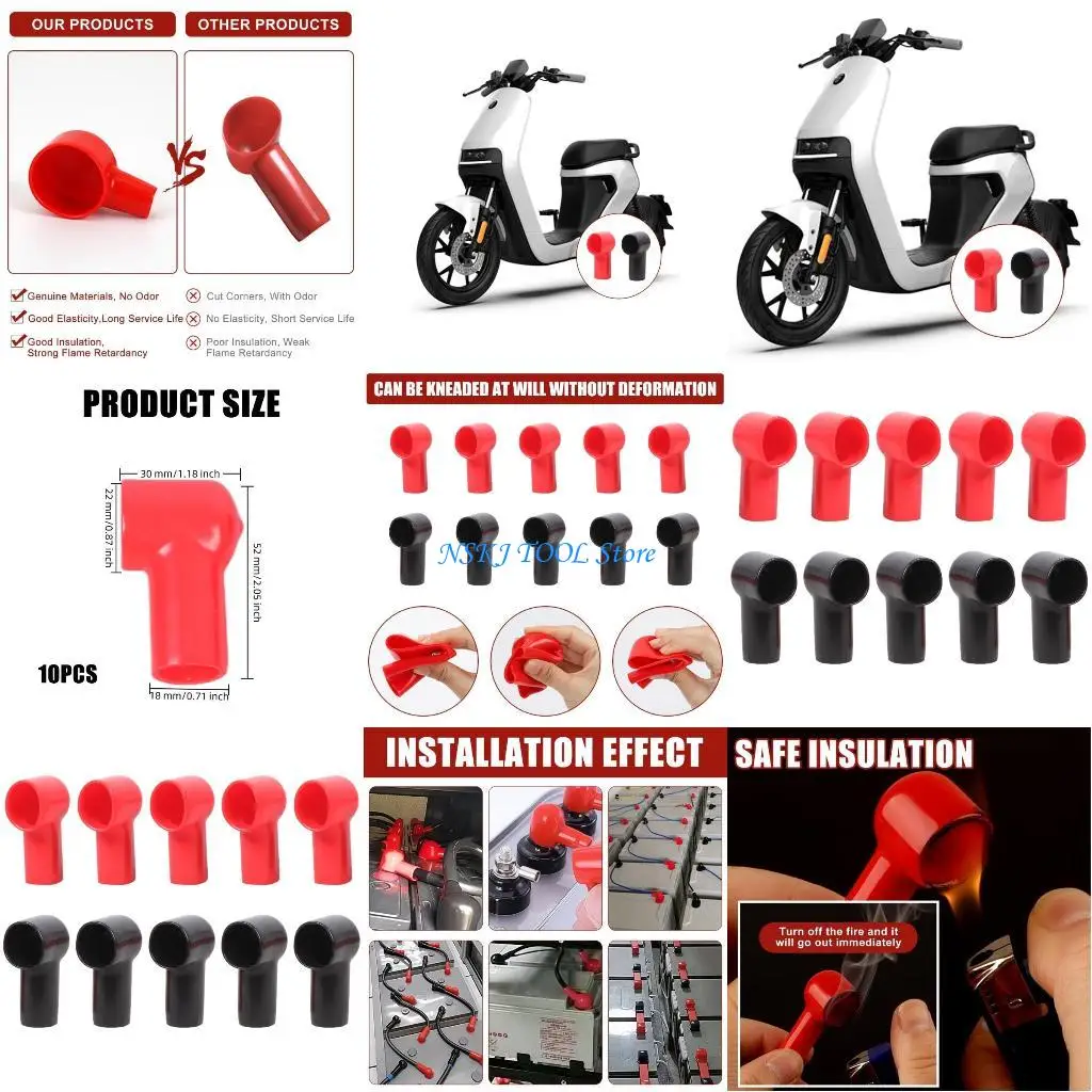 L8RC Waterproof PVC Car Battery Terminal Cover Battery Terminal Insulator Protector
L8RC Waterproof PVC Car Battery Terminal Cover Battery Terminal Insulator Protector