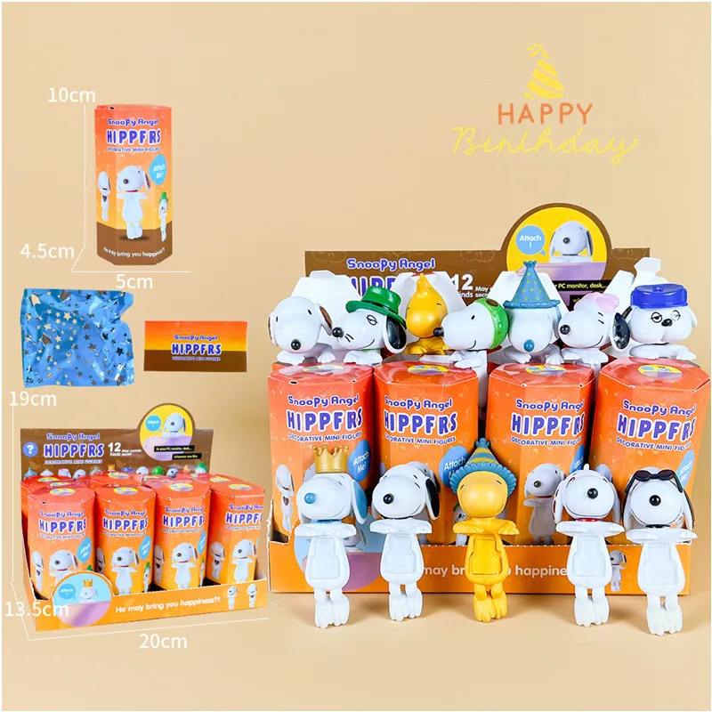 New Hipper Angel Snoopy blind box computer mobile phone decoration ornaments mini hand-made anime model children's birthday gift
New Hipper Angel Snoopy blind box computer mobile phone decoration ornaments mini hand-made anime model children's birthday gift