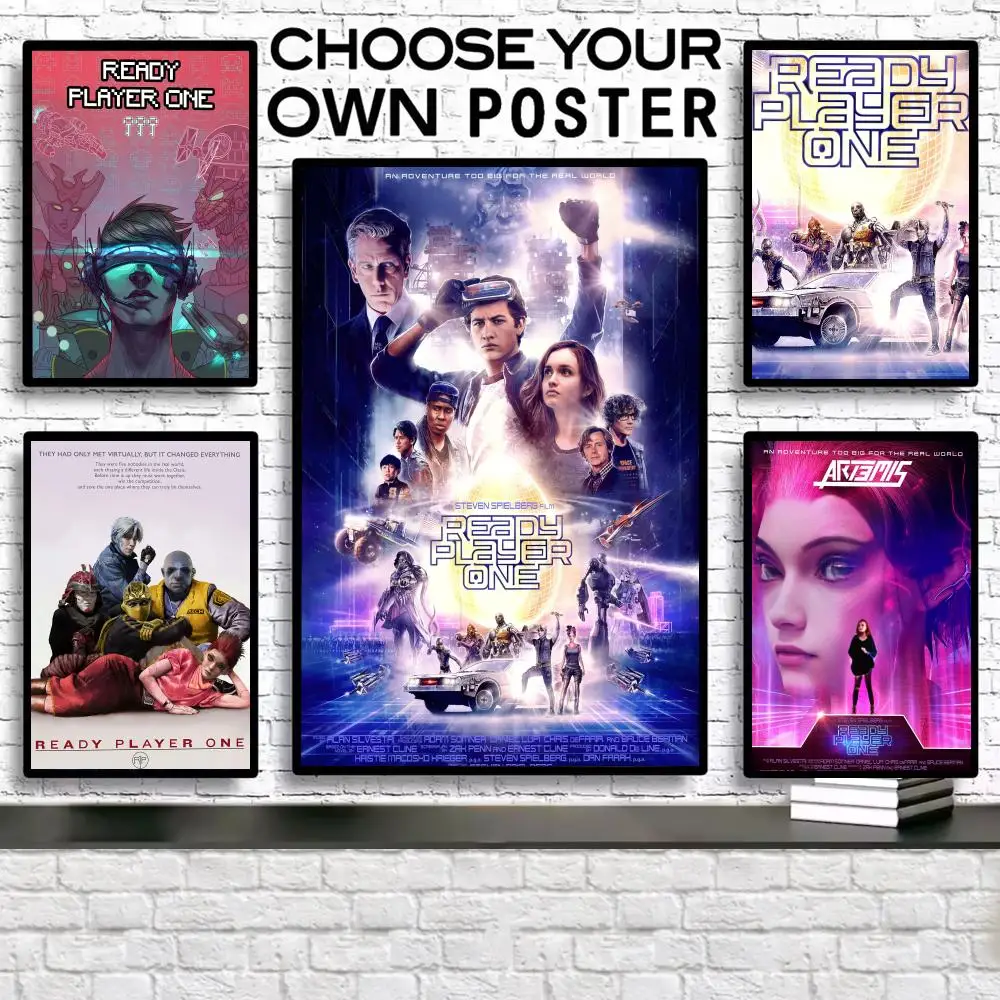 Movie R-ready Player One Painting Calligraphy Vintage Poster Canvas Frameless Wall Art Perfect For Hallway Home Decoration
Movie R-ready Player One Painting Calligraphy Vintage Poster Canvas Frameless Wall Art Perfect For Hallway Home Decoration