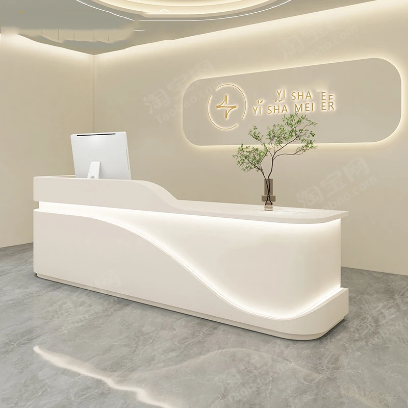 Modern Classic Bar Counter Salon Commercial Professional Luxury Reception Desk Simple Glamour Mostrador Commercial Furniture
Modern Classic Bar Counter Salon Commercial Professional Luxury Reception Desk Simple Glamour Mostrador Commercial Furniture