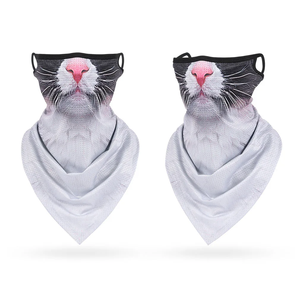 Multi-function Cycling Face Mask 3D Cat Print Face Bandana Earloops Scarf Balaclava Sunscreen Breathable Neck Gaiter Face Cover
Multi-function Cycling Face Mask 3D Cat Print Face Bandana Earloops Scarf Balaclava Sunscreen Breathable Neck Gaiter Face Cover
