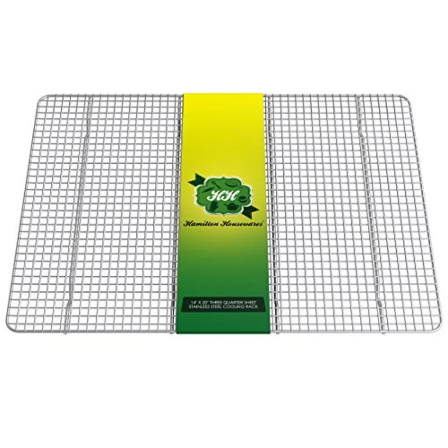 Stainless Steel Wire Cooling Rack-14"x20"-Ultra Heavy Duty Commercial Grade Extra Large-Cool Cookies Cakes and Bread-Perfect fo
Stainless Steel Wire Cooling Rack-14"x20"-Ultra Heavy Duty Commercial Grade Extra Large-Cool Cookies Cakes and Bread-Perfect fo