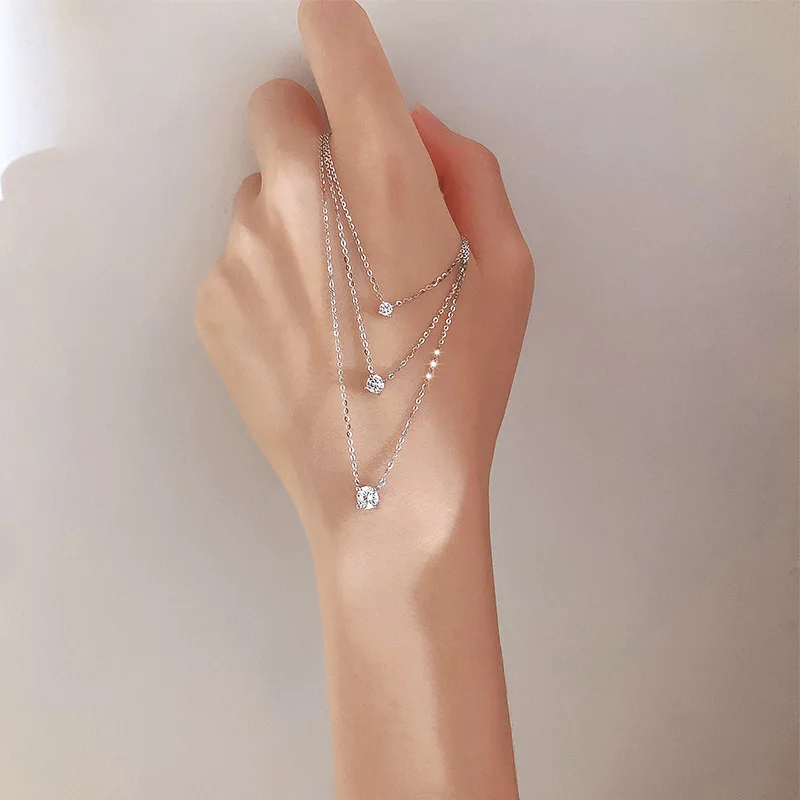 1 PCS 925 Sterling Silver 3mm 4mm 5mm Round Cut Zircon Pendant Necklace for Women Girls Wedding Party Jewelry
1 PCS 925 Sterling Silver 3mm 4mm 5mm Round Cut Zircon Pendant Necklace for Women Girls Wedding Party Jewelry