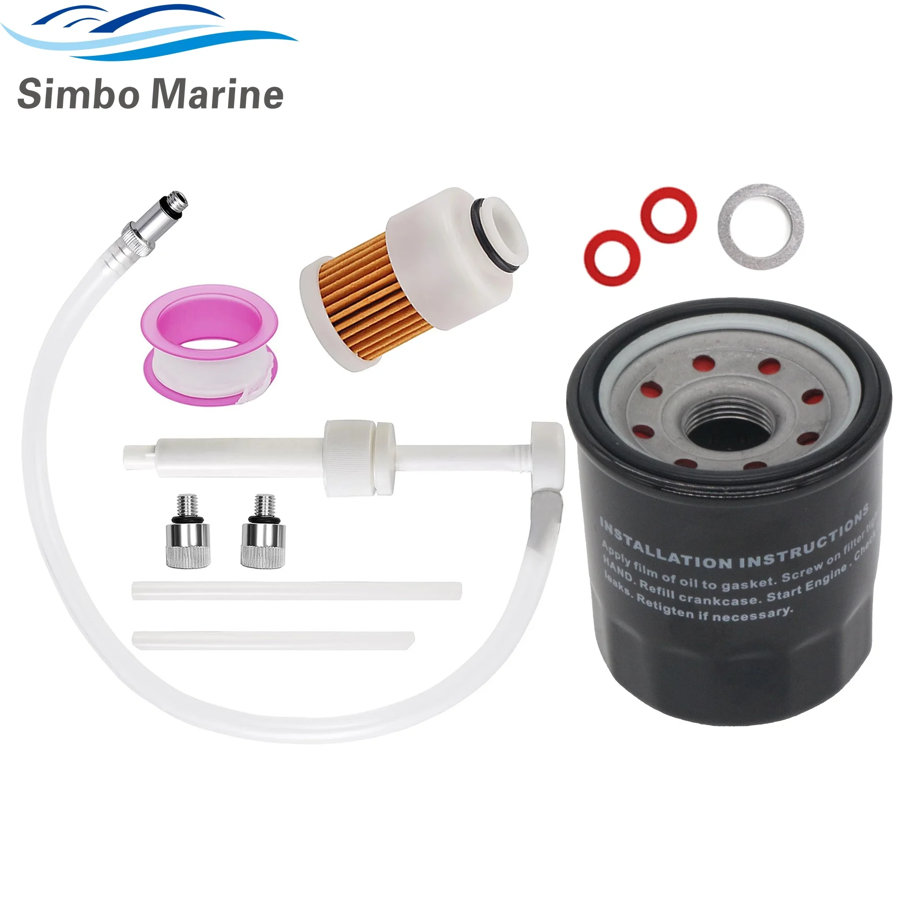8M0222280 100 Hour Service Kit Compatible with Yamaha 4T 50 60 115 HP Outboard Motor Premium Quality 5GH-13440-30 68V-24563-00
8M0222280 100 Hour Service Kit Compatible with Yamaha 4T 50 60 115 HP Outboard Motor Premium Quality 5GH-13440-30 68V-24563-00