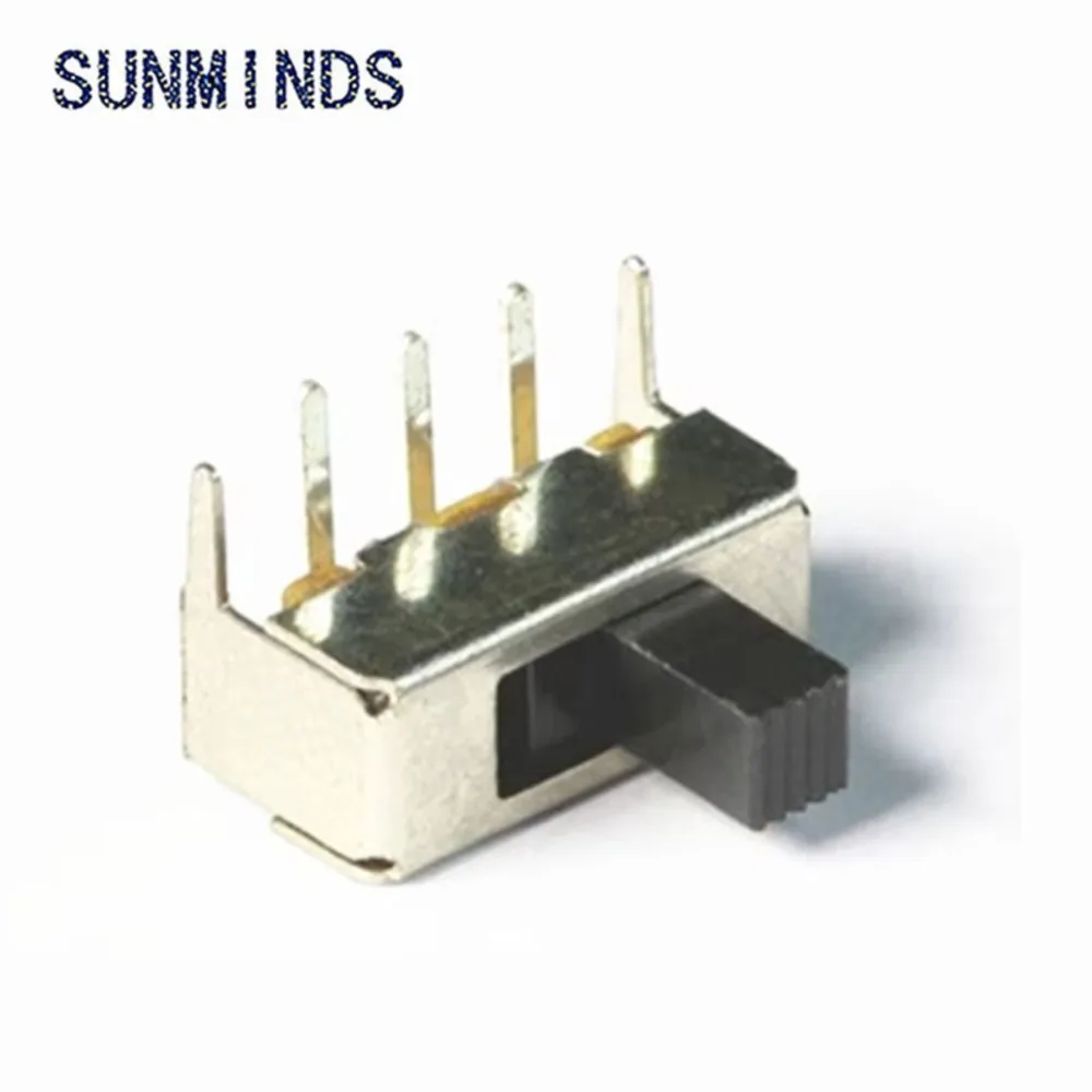 20pcs SS12F23 Toggle switch horizontal SS-12F23 4MM five-foot toggle switch 1P2T SPDT Miniature Slide Switch
20pcs SS12F23 Toggle switch horizontal SS-12F23 4MM five-foot toggle switch 1P2T SPDT Miniature Slide Switch