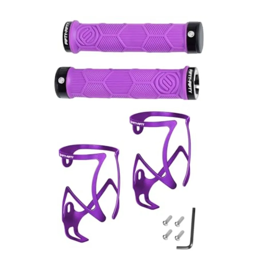 Double Lock-On Mountain Bike Grips Bicycle Handlebar Locking Grips Non-Slip MTB Handle Bike Water Bottle Holder Aluminum Alloy
Double Lock-On Mountain Bike Grips Bicycle Handlebar Locking Grips Non-Slip MTB Handle Bike Water Bottle Holder Aluminum Alloy