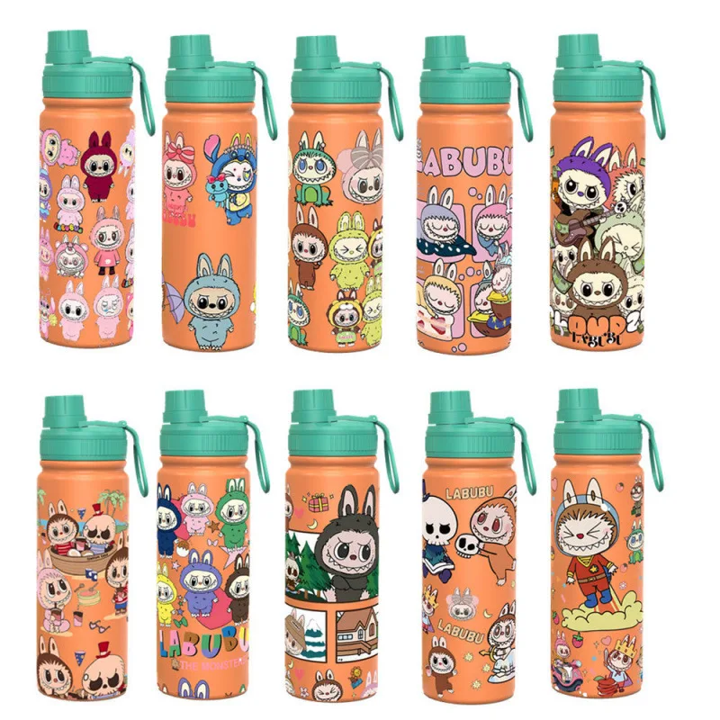 540ml Cartoon Labubu Stainless Steel Thermos Cup Travel Outdoor Sports Portable Large Capacity Water Bottle Children'S Gift
540ml Cartoon Labubu Stainless Steel Thermos Cup Travel Outdoor Sports Portable Large Capacity Water Bottle Children'S Gift