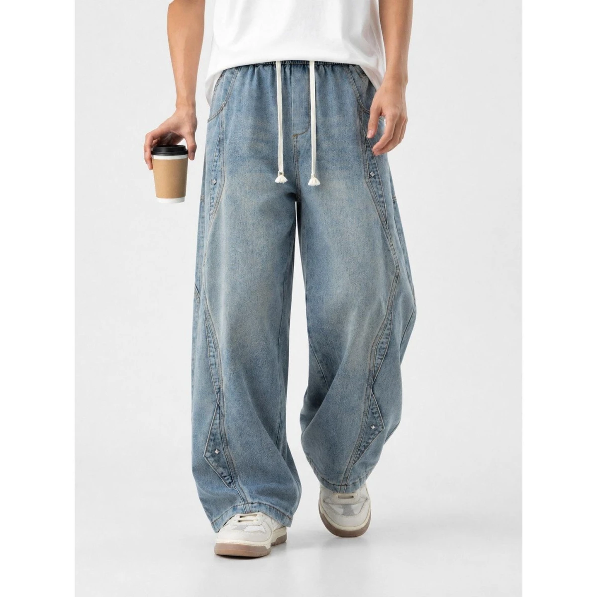 Summer New Vintage Patchwork American Style Loose High Street Casual Jeans Straight Leg Trendy Brand Washed Denim Trousers
Summer New Vintage Patchwork American Style Loose High Street Casual Jeans Straight Leg Trendy Brand Washed Denim Trousers