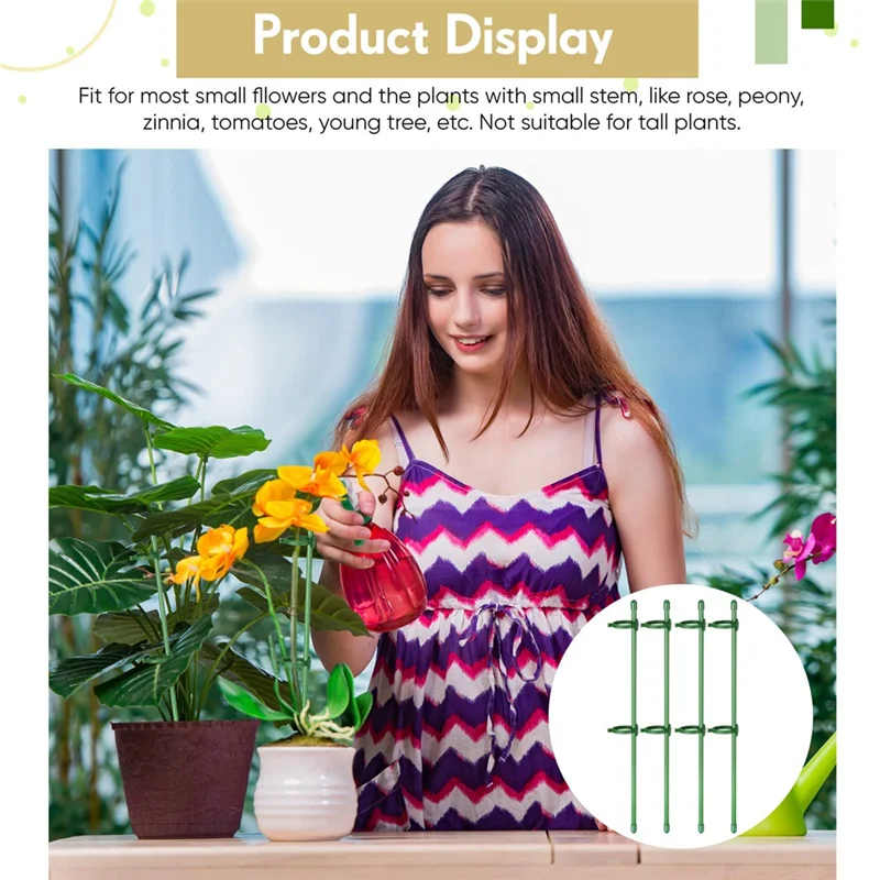 AB33-30 Pcs Adjustable Plant Support Stakes Garden Single Stem Support Stake With Plant Clips And Connect Pipe 11.8INCH Easy To
AB33-30 Pcs Adjustable Plant Support Stakes Garden Single Stem Support Stake With Plant Clips And Connect Pipe 11.8INCH Easy To
