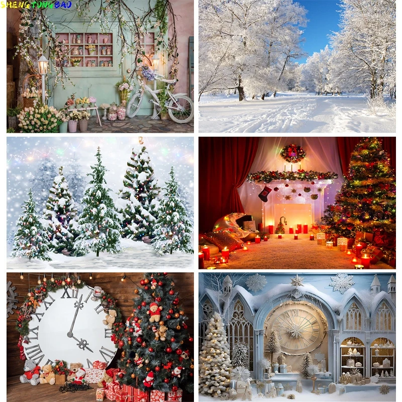 Christmas Day Presents Flower Wreath Photography Backrops Window Gift Pine Tree Fireplace New Year Theme Photo Background DRG-16
Christmas Day Presents Flower Wreath Photography Backrops Window Gift Pine Tree Fireplace New Year Theme Photo Background DRG-16