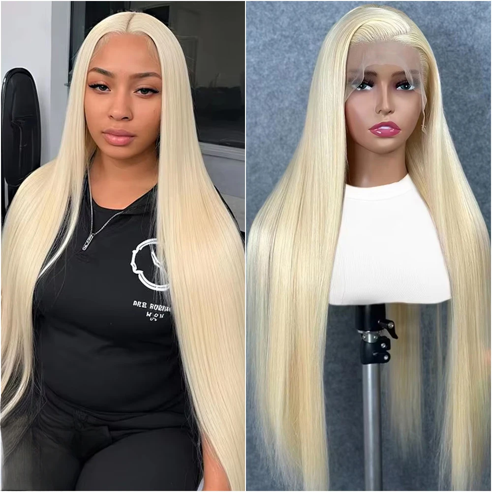 613 Blonde Lace Frontal Wigs Can Be Dyed Any Colors Brazilian Straight Human Hair Wigs 13x6 HD Transparent Lace Wigs For Women
613 Blonde Lace Frontal Wigs Can Be Dyed Any Colors Brazilian Straight Human Hair Wigs 13x6 HD Transparent Lace Wigs For Women
