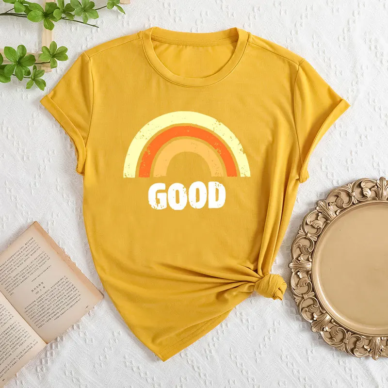 Забавные футболки с принтом, женская уличная одежда, весенний вязаный повседневный топ из полиэстера для женщин
Забавные футболки с принтом, женская уличная одежда, весенний вязаный повседневный топ из полиэстера для женщин