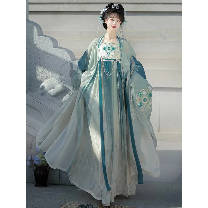 Green Gradient Hanfu Dress Women's Traditional Chinese Ancient Costume for Hanfu Gathering & Cosplay
Green Gradient Hanfu Dress Women's Traditional Chinese Ancient Costume for Hanfu Gathering & Cosplay
