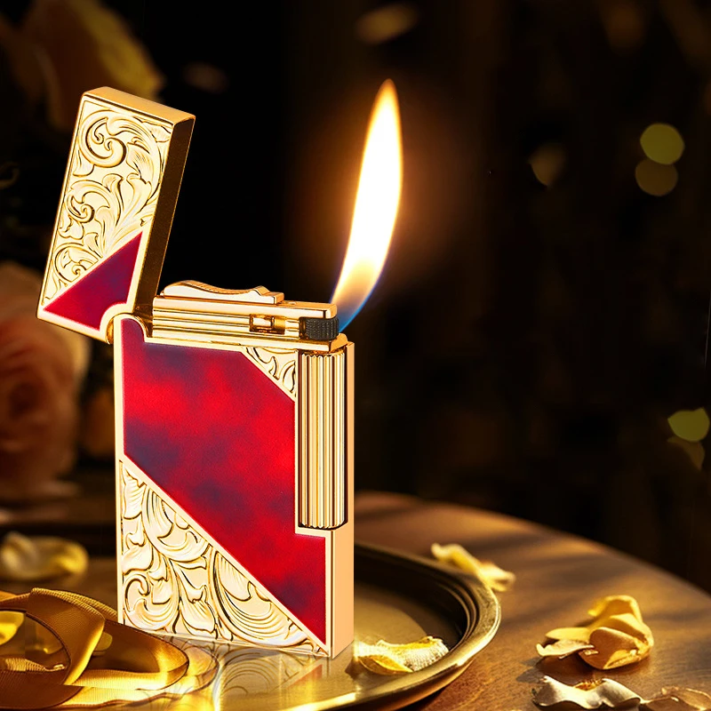 2025 NEW Metal Retro Side Sliding Wheel Lighter Open Flame Cigarette Lighter Mini Butane Gas Lighters Smoking Accessories
2025 NEW Metal Retro Side Sliding Wheel Lighter Open Flame Cigarette Lighter Mini Butane Gas Lighters Smoking Accessories