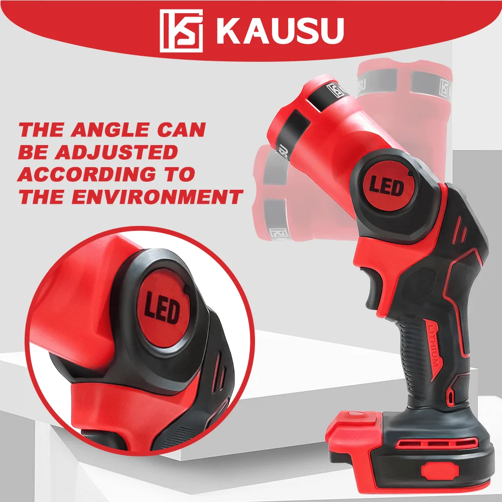 5-бусиний беспроводной светодиодный светильник, складной прожектор, рабочий светильник, фонарик с литиевой батареей для батареи Makita 18 В (без батареи)
5-бусиний беспроводной светодиодный светильник, складной прожектор, рабочий светильник, фонарик с литиевой батареей для батареи Makita 18 В (без батареи)