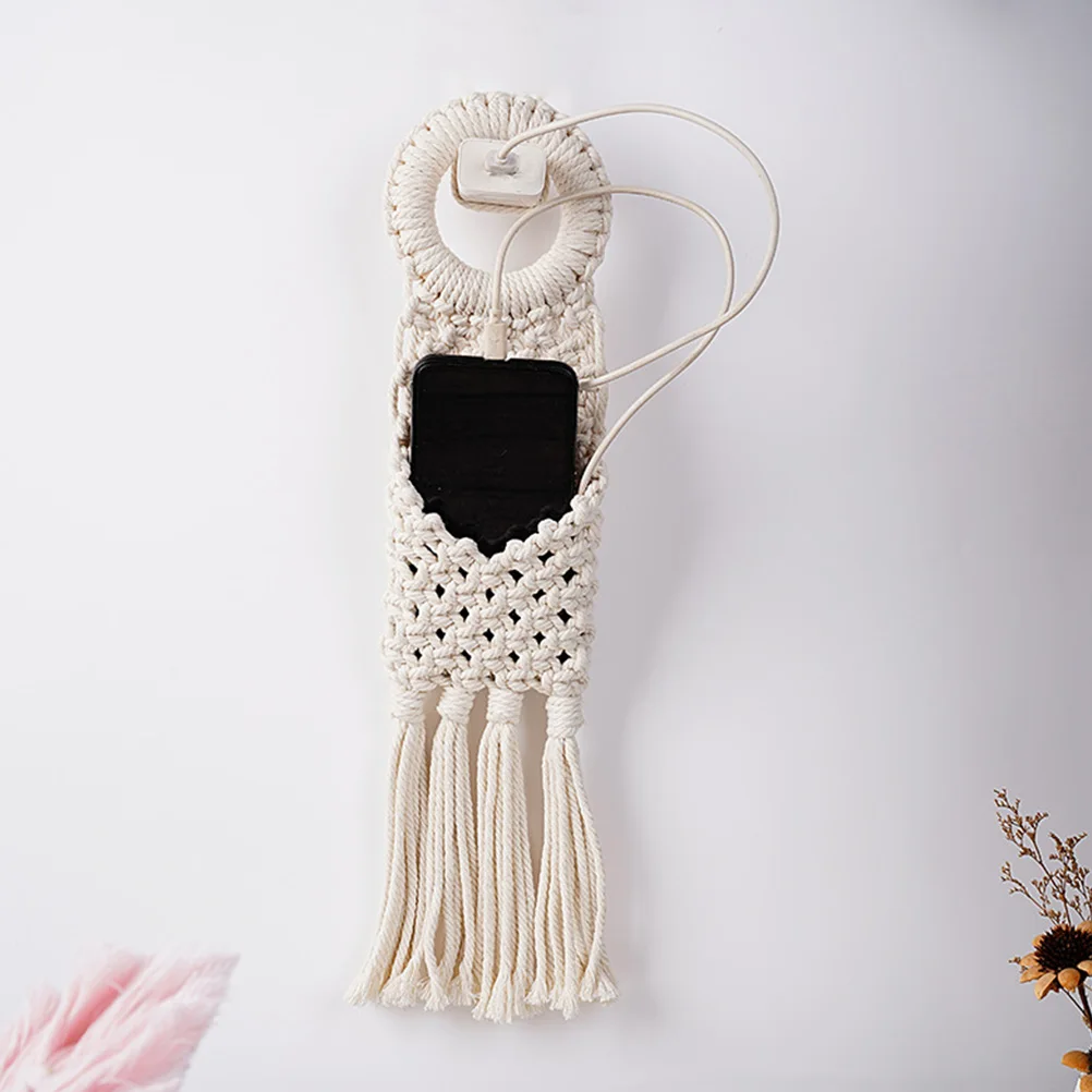 Wall Cotton Rope Hanging Pocket Boho Home Decor Tapestry Tassels Pendant Holder Decoration
Wall Cotton Rope Hanging Pocket Boho Home Decor Tapestry Tassels Pendant Holder Decoration