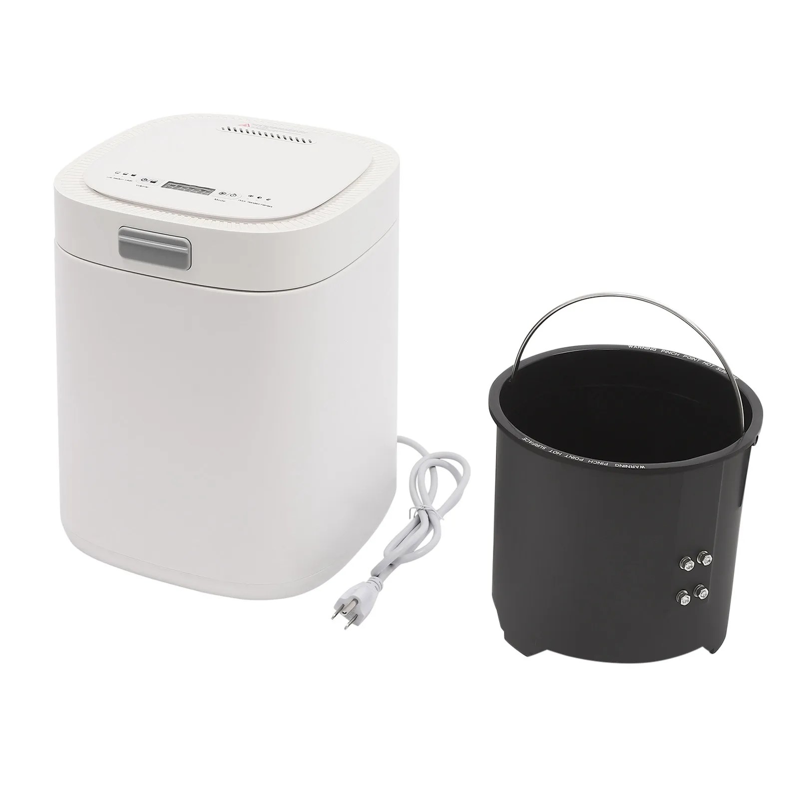 2.5L Electric Composter for Kitchen, Smart Countertop Compost Bin Odorless, Low Noise, Activated Carbon, 3 Modes, Turn Food Waste into Fertilizer
2.5L Electric Composter for Kitchen, Smart Countertop Compost Bin Odorless, Low Noise, Activated Carbon, 3 Modes, Turn Food Waste into Fertilizer