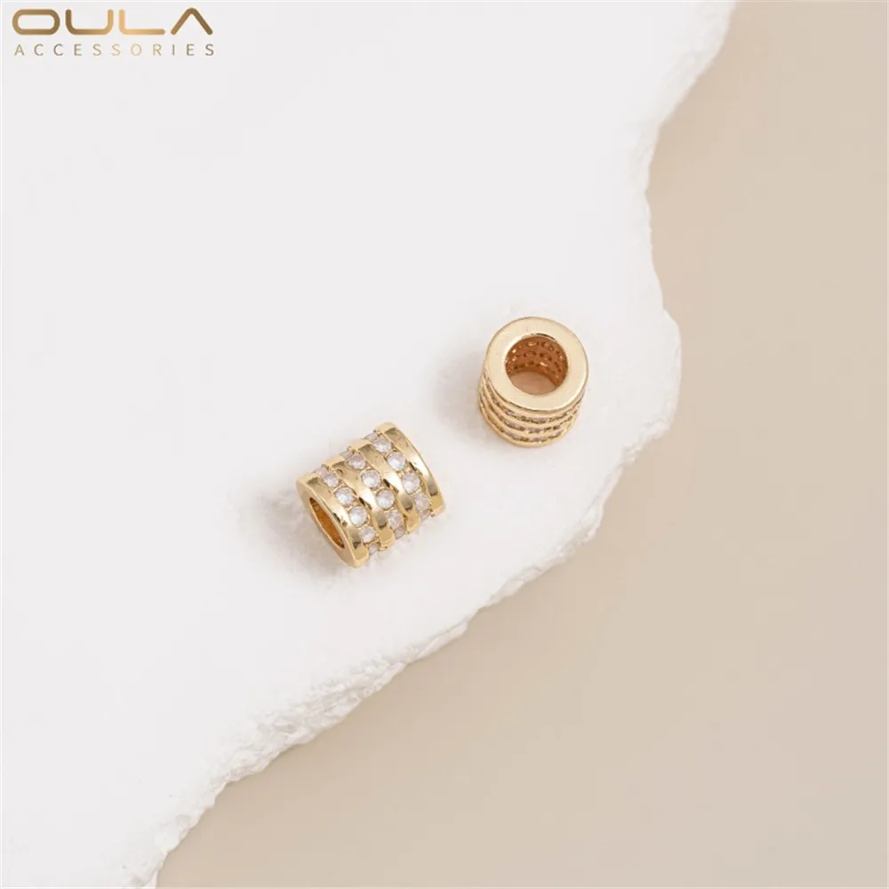 1pcs 14K Gold-plated Micro-inlaid Zircon Large-hole Luolutong Fortune Bead Pendant Bead Diy Collarbone Chain Necklace Pendant
1pcs 14K Gold-plated Micro-inlaid Zircon Large-hole Luolutong Fortune Bead Pendant Bead Diy Collarbone Chain Necklace Pendant
