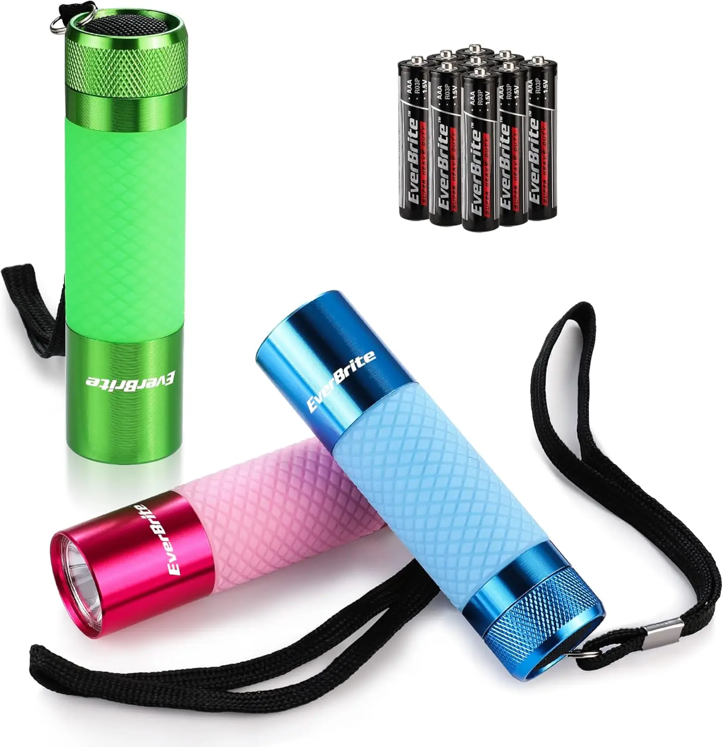 3-Pack Mini Flashlights, Glow in Dark LED Lights with Batteries for Outdoor Camping Hiking Indoor Use
3-Pack Mini Flashlights, Glow in Dark LED Lights with Batteries for Outdoor Camping Hiking Indoor Use