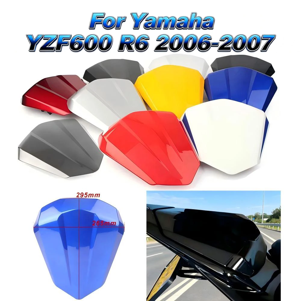 Motorcycle Seat Cover Cowl Fairing Rear Passenger Pillion For Yamaha YZFR6 YZF-R6 YZF600 YZF 600 R6 2006 2007 06 07 Moto Parts
Motorcycle Seat Cover Cowl Fairing Rear Passenger Pillion For Yamaha YZFR6 YZF-R6 YZF600 YZF 600 R6 2006 2007 06 07 Moto Parts
