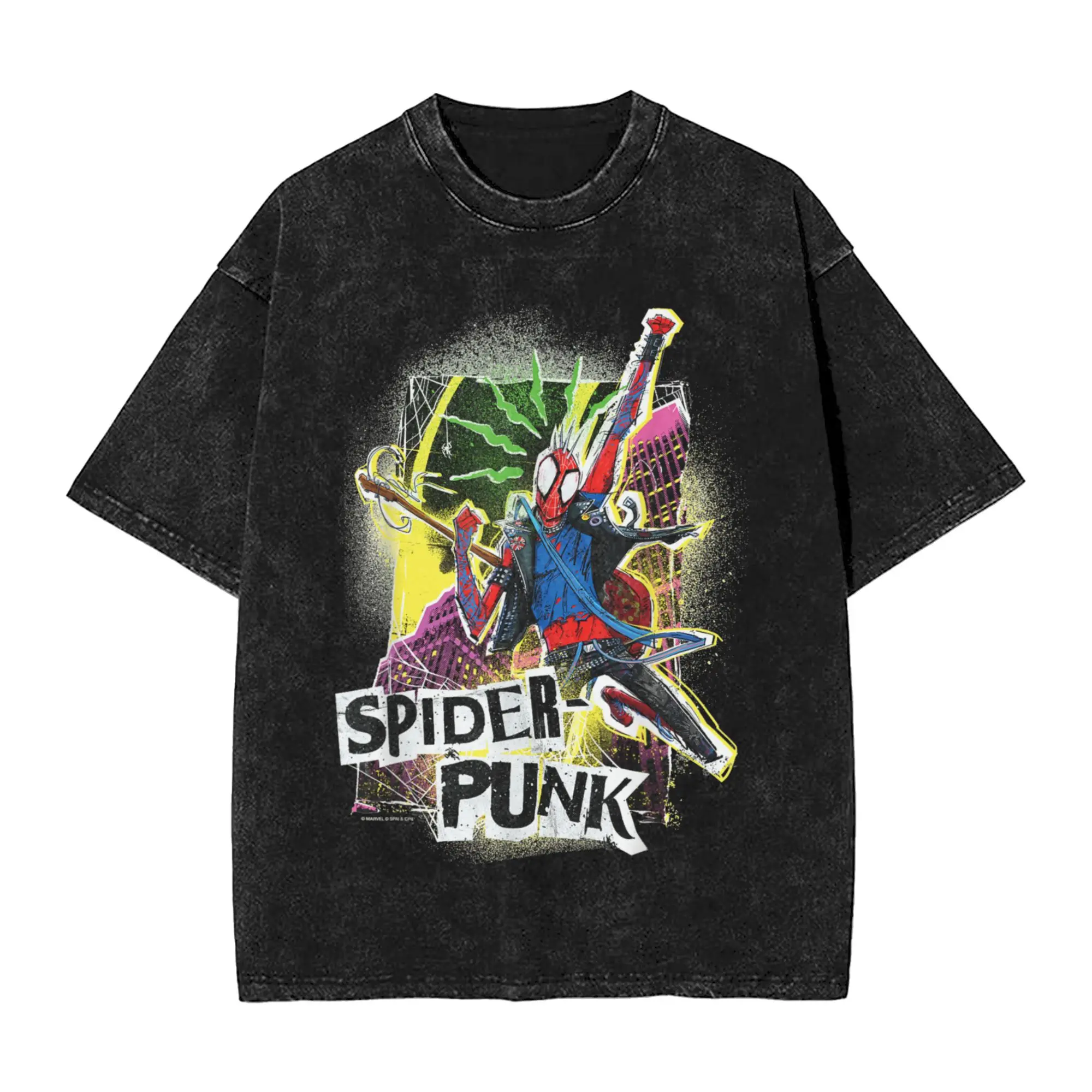 Мужские футболки с изображением Человека-паука Across the Spider Verse Spider Punk Pose, топы, летняя футболка в уличном стиле с короткими рукавами, футболка с круглым вырезом
Мужские футболки с изображением Человека-паука Across the Spider Verse Spider Punk Pose, топы, летняя футболка в уличном стиле с короткими рукавами, футболка с круглым вырезом
