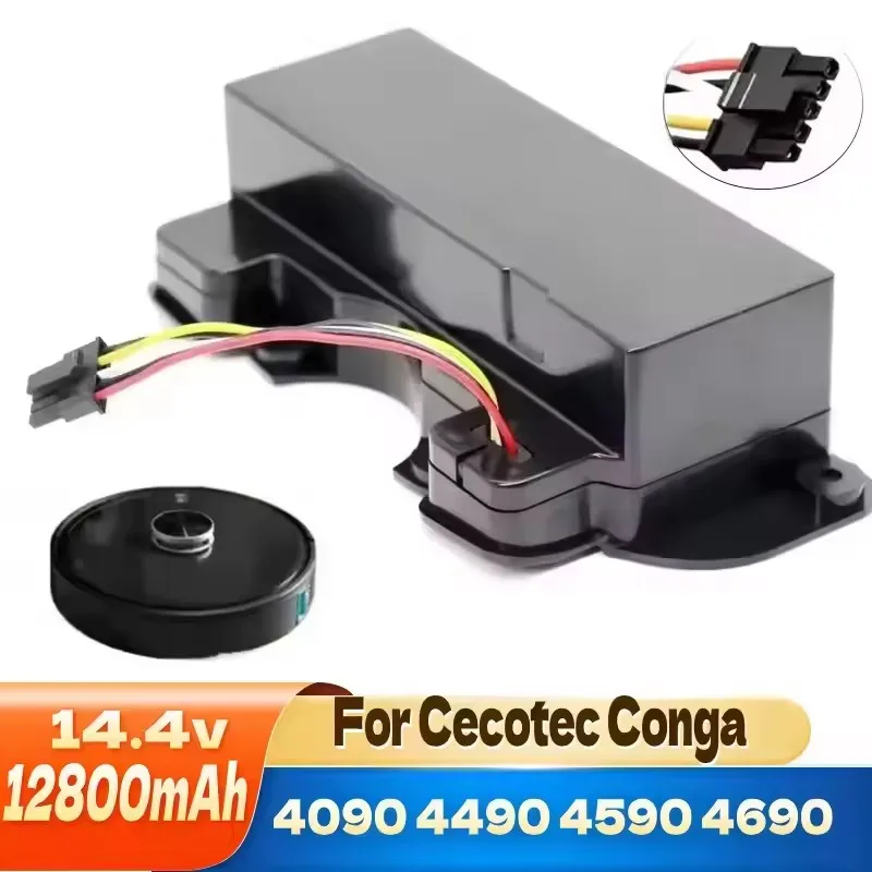NEW Replacement Battery For CECOTEC CONGA 4090 4490 4590 4690 Robot Vacuum Cleaner Accessories Spare Parts Tool 14.8V 12800mAh
NEW Replacement Battery For CECOTEC CONGA 4090 4490 4590 4690 Robot Vacuum Cleaner Accessories Spare Parts Tool 14.8V 12800mAh