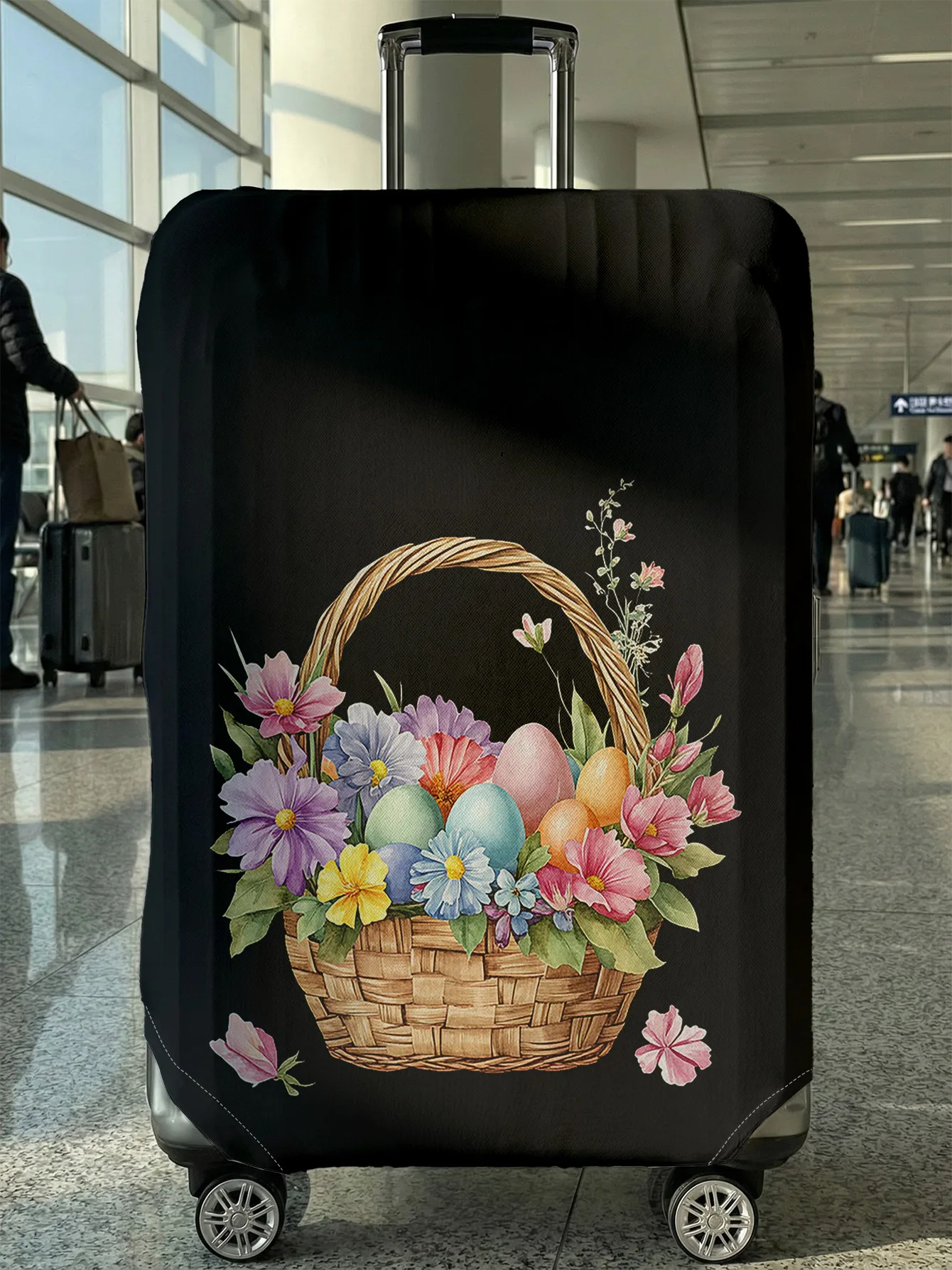 Easter Egg Flower Basket Luggage Cover, Suitable for 18-32 Inch Luggage Cover, Luggage Handle Glove, Travel Accessories
Easter Egg Flower Basket Luggage Cover, Suitable for 18-32 Inch Luggage Cover, Luggage Handle Glove, Travel Accessories