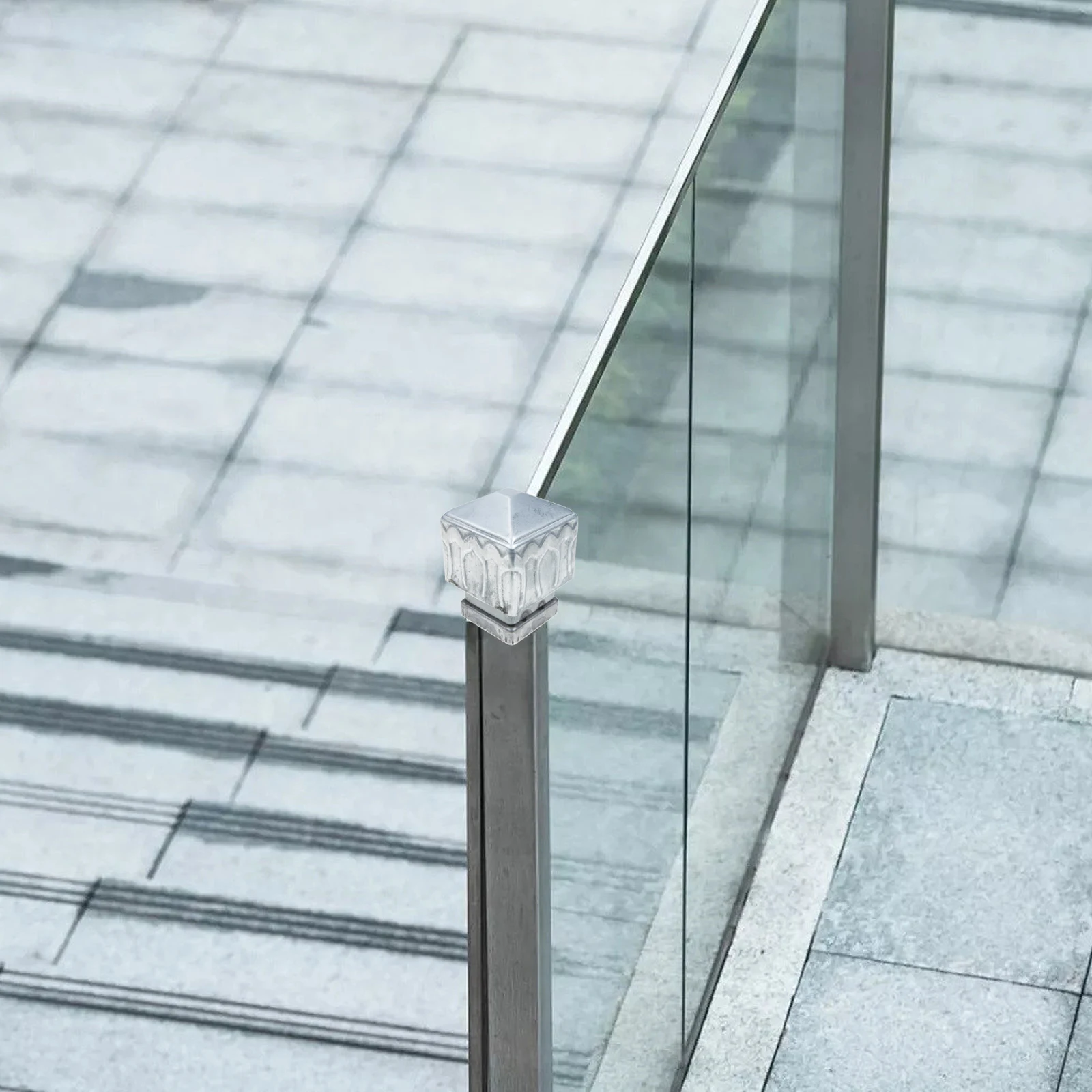 Iron Fence Post Caps Square Design Durable Smooth Edge for Household Railing Guardrail Covers Silver Fence Post Covers
Iron Fence Post Caps Square Design Durable Smooth Edge for Household Railing Guardrail Covers Silver Fence Post Covers