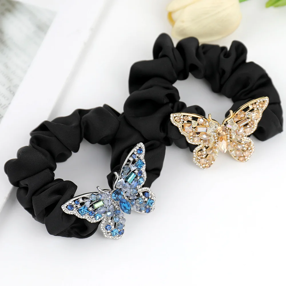 Модная элегантная петля для волос с бабочкой и толстой кишкой, высокоэластичные аксессуары для волос, веревка для волос
Модная элегантная петля для волос с бабочкой и толстой кишкой, высокоэластичные аксессуары для волос, веревка для волос