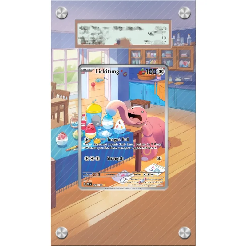 Art Display for Pokemon Lickitung Card PTCG Keychain Anime Game Collectibles Anime Merchandise Acrylic Protective Case Toys Gift
Art Display for Pokemon Lickitung Card PTCG Keychain Anime Game Collectibles Anime Merchandise Acrylic Protective Case Toys Gift