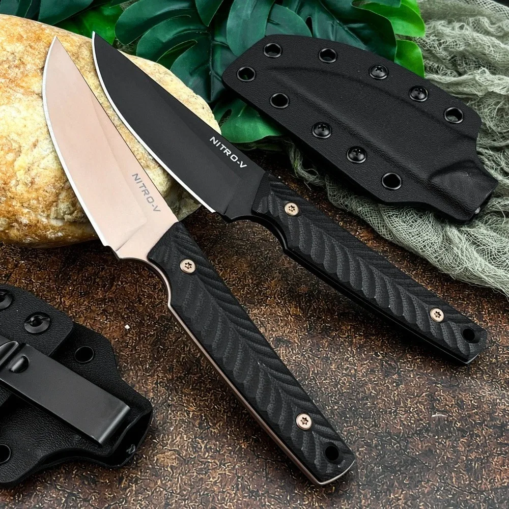 NITRO-V Lightweight Hiking Practical EDC Knives Daily Tool Durable Outdoor Camping Fishing 8Cr13Mov Fixed Blade Knife G10 Handle
NITRO-V Lightweight Hiking Practical EDC Knives Daily Tool Durable Outdoor Camping Fishing 8Cr13Mov Fixed Blade Knife G10 Handle