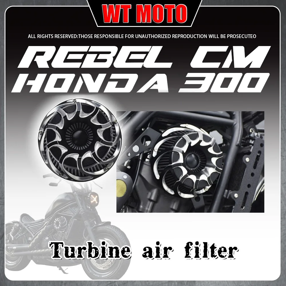 For HONDA Rebel 300 CM300 right side retro turbine air filter engine decorative cover accessories for honda rebel 300 cm
For HONDA Rebel 300 CM300 right side retro turbine air filter engine decorative cover accessories for honda rebel 300 cm