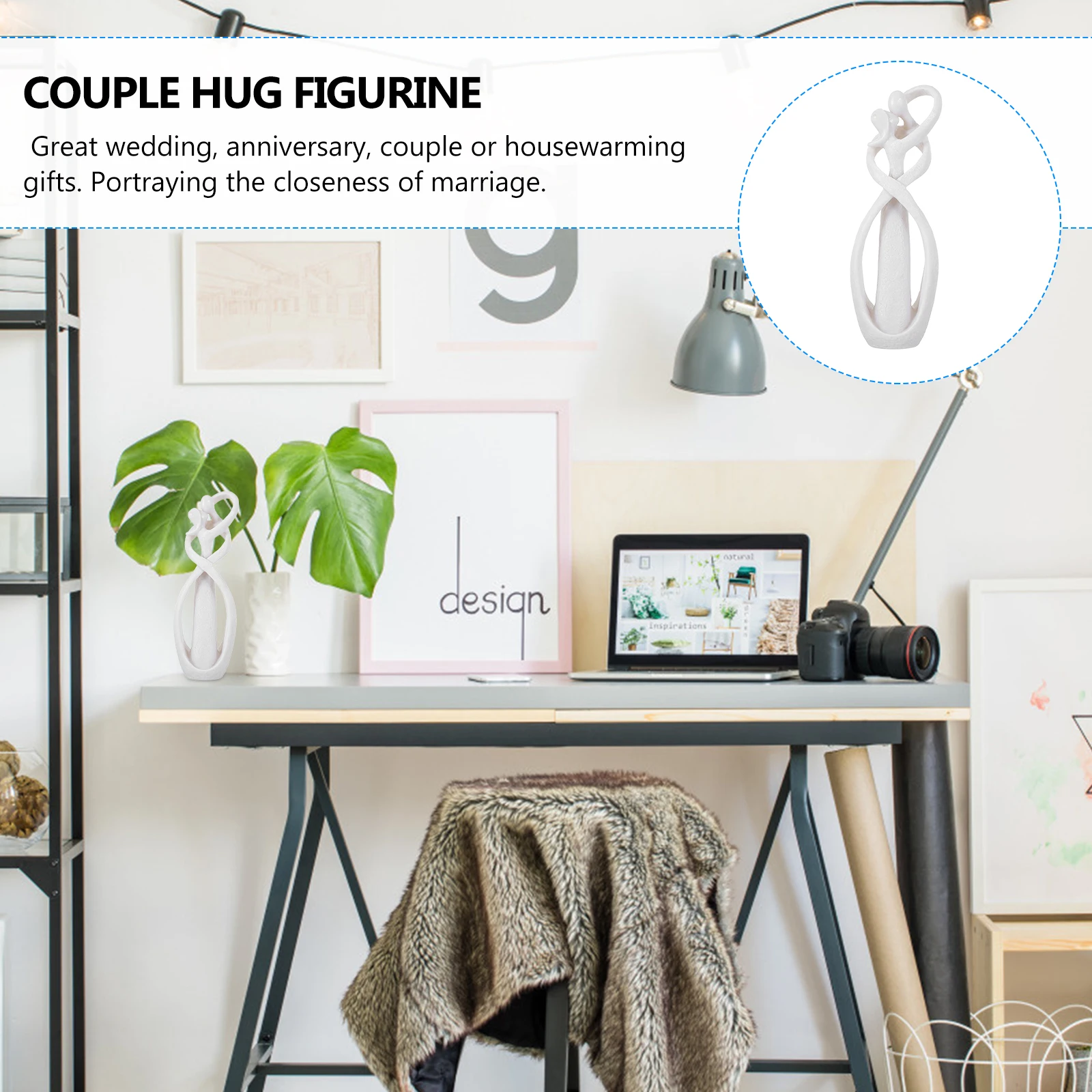 Elegant Couple Ornament Resin Figure Adornment Retro Style Home Decoration Anniversary Wedding Gift Couple Character Decoration
Elegant Couple Ornament Resin Figure Adornment Retro Style Home Decoration Anniversary Wedding Gift Couple Character Decoration