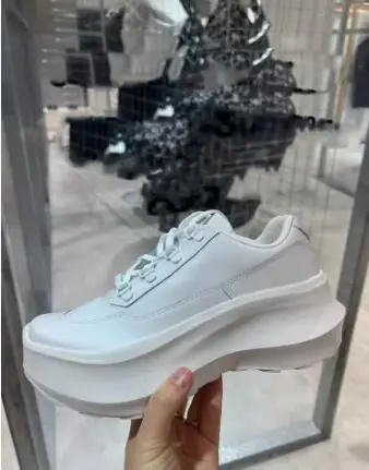 White Black Solid Color Lace Up Thick Sole Wedges Low Top Leisure Sneakers Pumps Women Leather Muffin Sports Shoes Drop Shipping
White Black Solid Color Lace Up Thick Sole Wedges Low Top Leisure Sneakers Pumps Women Leather Muffin Sports Shoes Drop Shipping