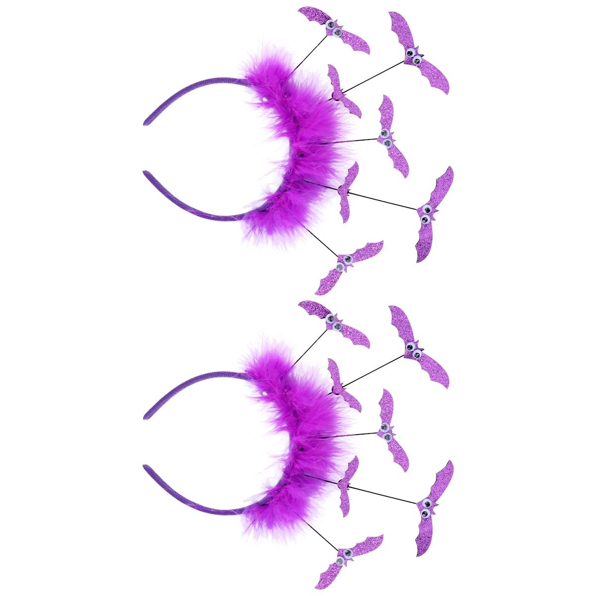 2Pcs Bat Hair Hoop for Halloween Costume Accessory Lightweight Party Headdress Purple Mysterious Photo Prop
2Pcs Bat Hair Hoop for Halloween Costume Accessory Lightweight Party Headdress Purple Mysterious Photo Prop