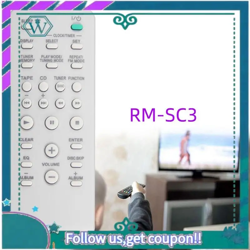 Upgraded 5X For Sony CD HIFI System Audio Remote Control RM-SC3 RM-SC30 RM-SC50 RM-SC55 MHC-RG29 MHC-RG490S CMT-EH10 CMT-U1
Upgraded 5X For Sony CD HIFI System Audio Remote Control RM-SC3 RM-SC30 RM-SC50 RM-SC55 MHC-RG29 MHC-RG490S CMT-EH10 CMT-U1