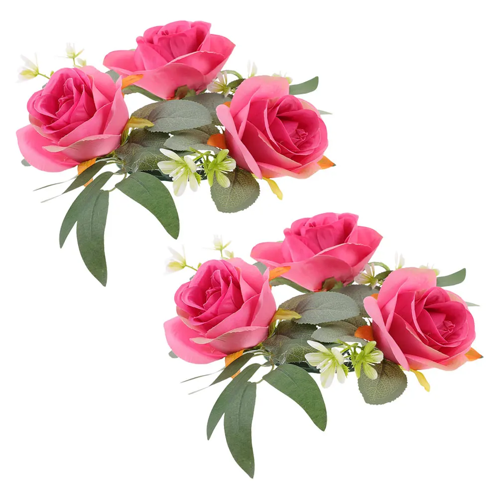 2Pcs Artificial Wreath Winter Ring Lightweight Wedding Table Centerpiece Decor Floral Ring Winter Pillars
2Pcs Artificial Wreath Winter Ring Lightweight Wedding Table Centerpiece Decor Floral Ring Winter Pillars