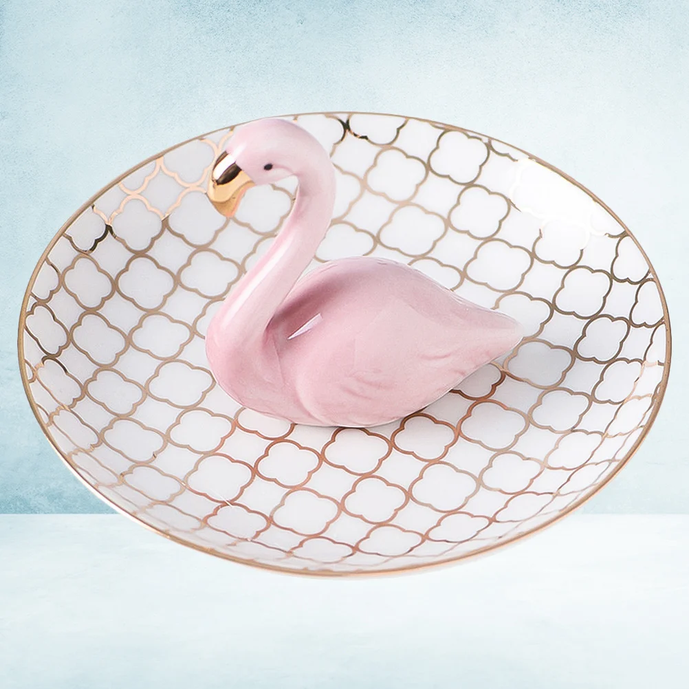 1Pcs Flamingo Jewelry Plate Ceramic Ring Dish Elegant Organizer for Accessories Home Decor Birthday Wedding Anniversary Gift
1Pcs Flamingo Jewelry Plate Ceramic Ring Dish Elegant Organizer for Accessories Home Decor Birthday Wedding Anniversary Gift