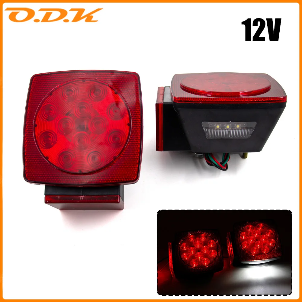 2PCS 12V Square Led Truck Trailer Light Stop Turn Tail Brake lamp Running Light for Trailers Boat Truck Camper RV Snowmobile
2PCS 12V Square Led Truck Trailer Light Stop Turn Tail Brake lamp Running Light for Trailers Boat Truck Camper RV Snowmobile