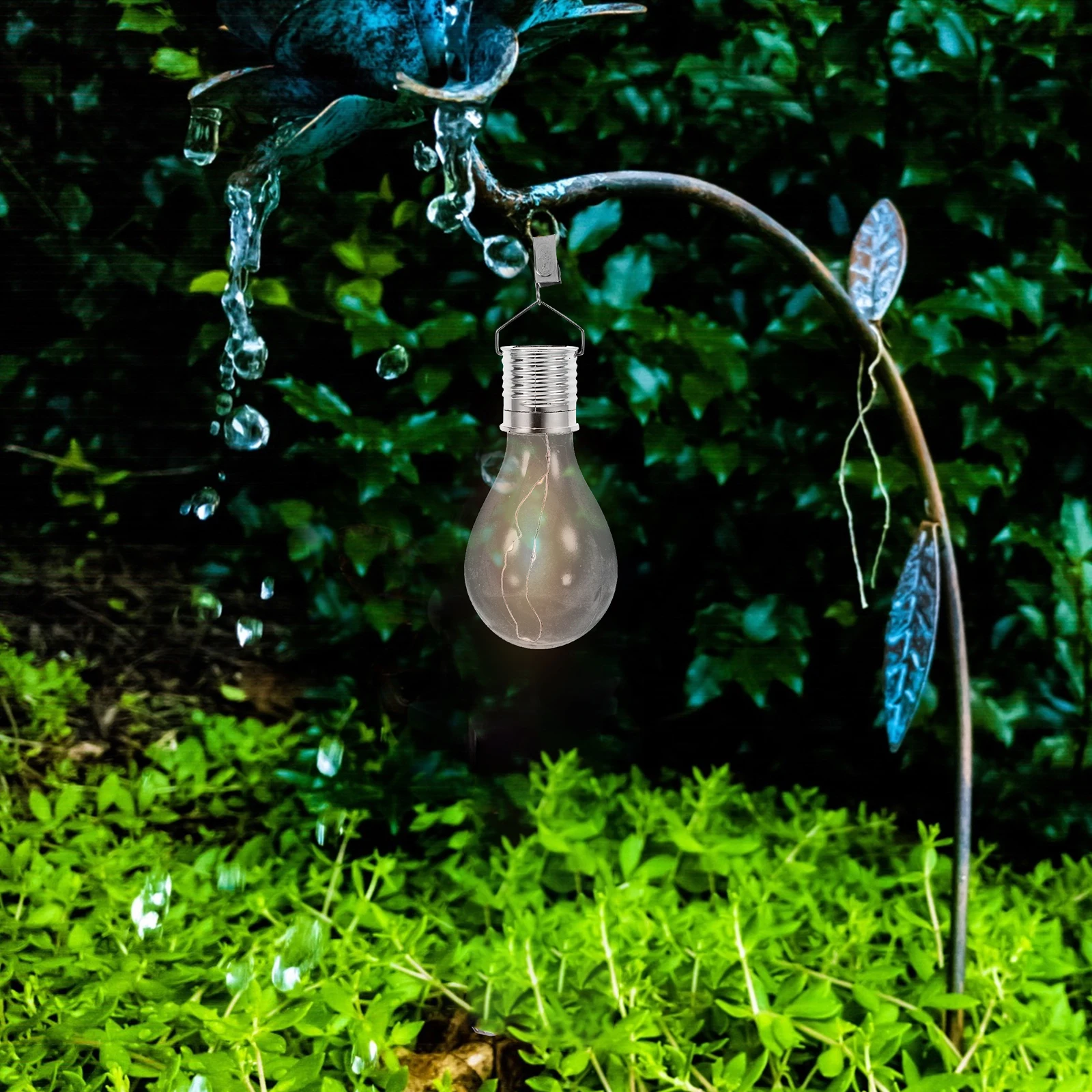 5pcs Solar Hanging Bulb Warm White Transparent LED Outdoor Decoration Tree Light Eco Friendly Durable Clip Design
5pcs Solar Hanging Bulb Warm White Transparent LED Outdoor Decoration Tree Light Eco Friendly Durable Clip Design
