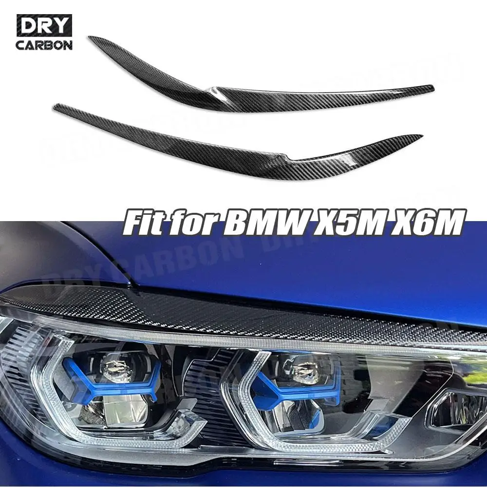 for BMW X5 G05 F95 X6 G06 2019 2020 2021 2022 Carbon Fiber Car Front Headlamp Eyebrow Sticker Headlight Eyelid Cover Trim
for BMW X5 G05 F95 X6 G06 2019 2020 2021 2022 Carbon Fiber Car Front Headlamp Eyebrow Sticker Headlight Eyelid Cover Trim