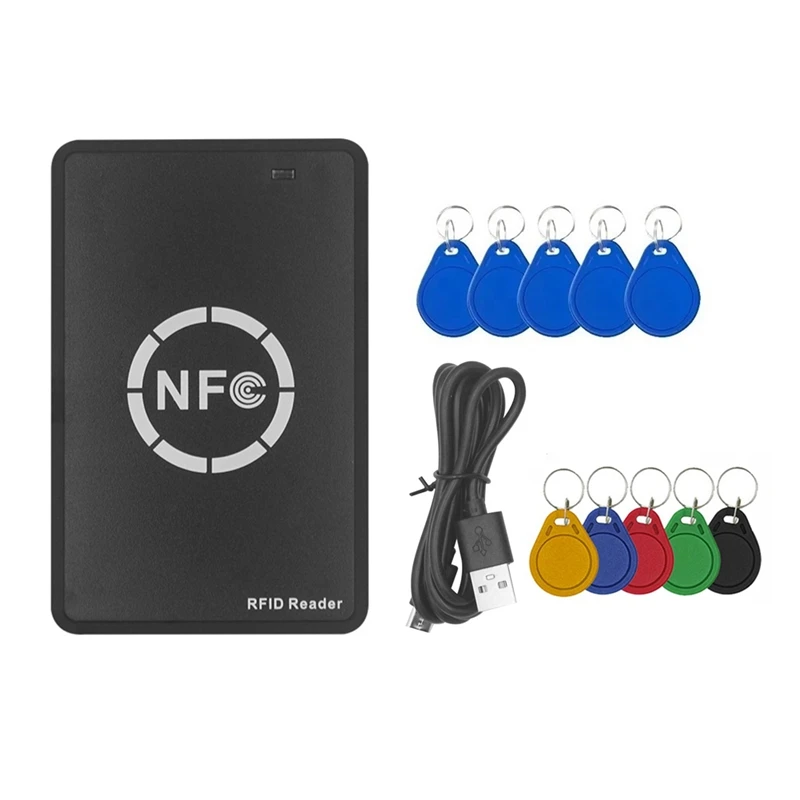 RFID NFC Smart Chip Reader/Writer + 5XUID/CUID Брелок 125K 13,56M RFID Дубликатор Тег Копия Клон ID IC Ключ Значок Копировальный аппарат
RFID NFC Smart Chip Reader/Writer + 5XUID/CUID Брелок 125K 13,56M RFID Дубликатор Тег Копия Клон ID IC Ключ Значок Копировальный аппарат