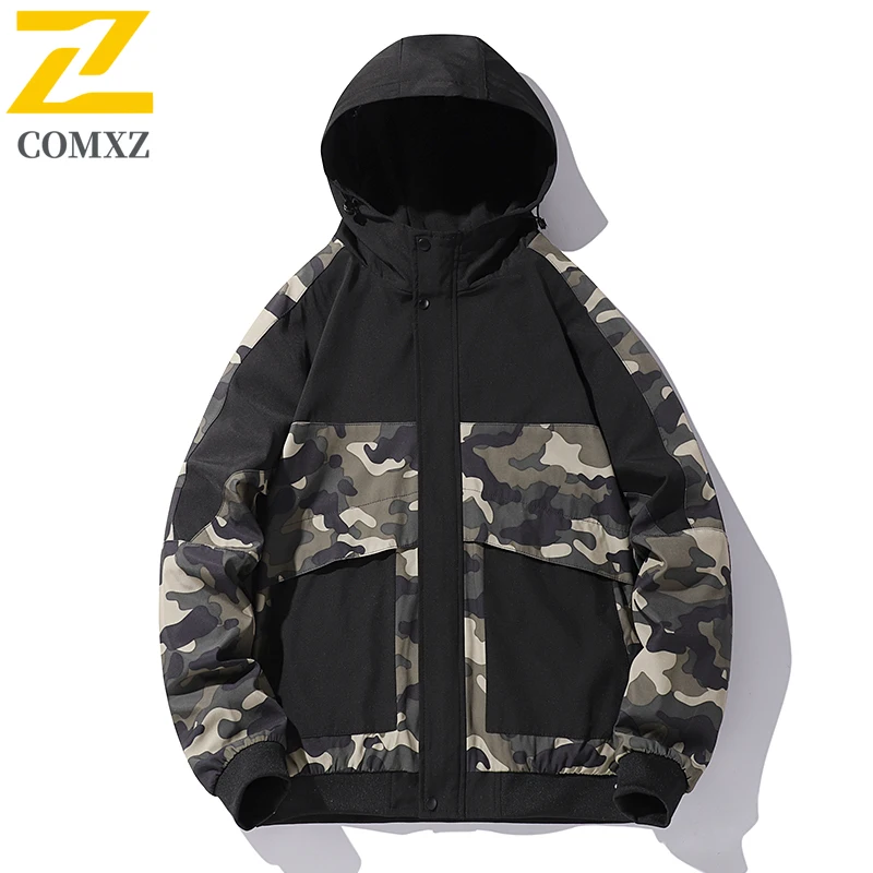 Мужская куртка, камуфляжная ветровка с капюшоном, свободная повседневная куртка для пешего туризма, путешествий, уличные пальто, спортивное легкое водонепроницаемое удобное пальто
Мужская куртка, камуфляжная ветровка с капюшоном, свободная повседневная куртка для пешего туризма, путешествий, уличные пальто, спортивное легкое водонепроницаемое удобное пальто