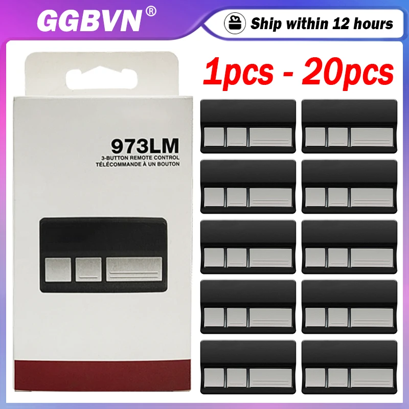 Work With LiftMaster 971LM 973LM 970LM 972LM 974LM 973W CHAMBERLAIN 950CB 953CB 956CB HBW1255 390MHz Garage Door Remote Control
Work With LiftMaster 971LM 973LM 970LM 972LM 974LM 973W CHAMBERLAIN 950CB 953CB 956CB HBW1255 390MHz Garage Door Remote Control