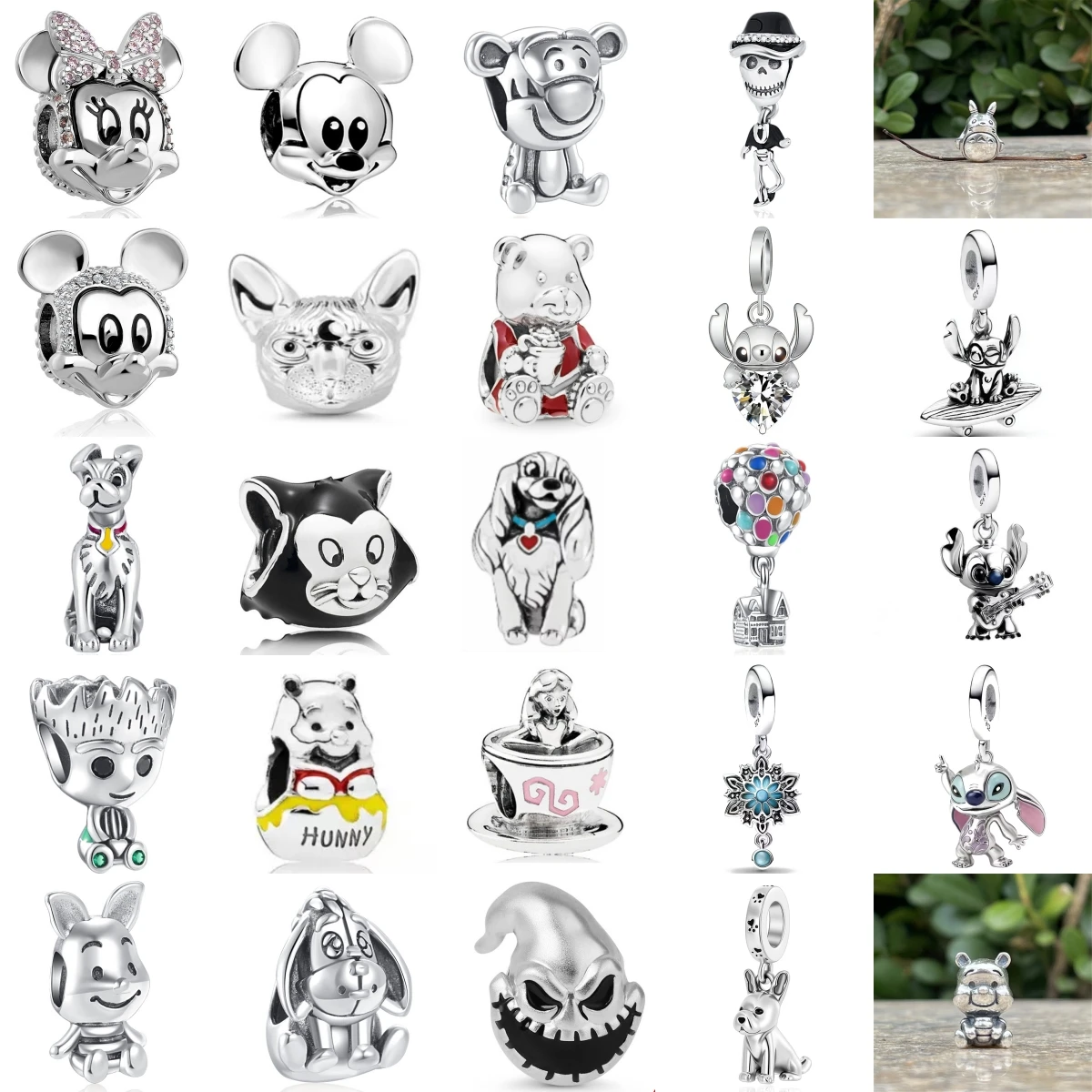 S925 Silver Cute Cartoon Animal Beads Bear Bee Mouse Dog Charms DIY Jewelry Making Accessories for Women
S925 Silver Cute Cartoon Animal Beads Bear Bee Mouse Dog Charms DIY Jewelry Making Accessories for Women