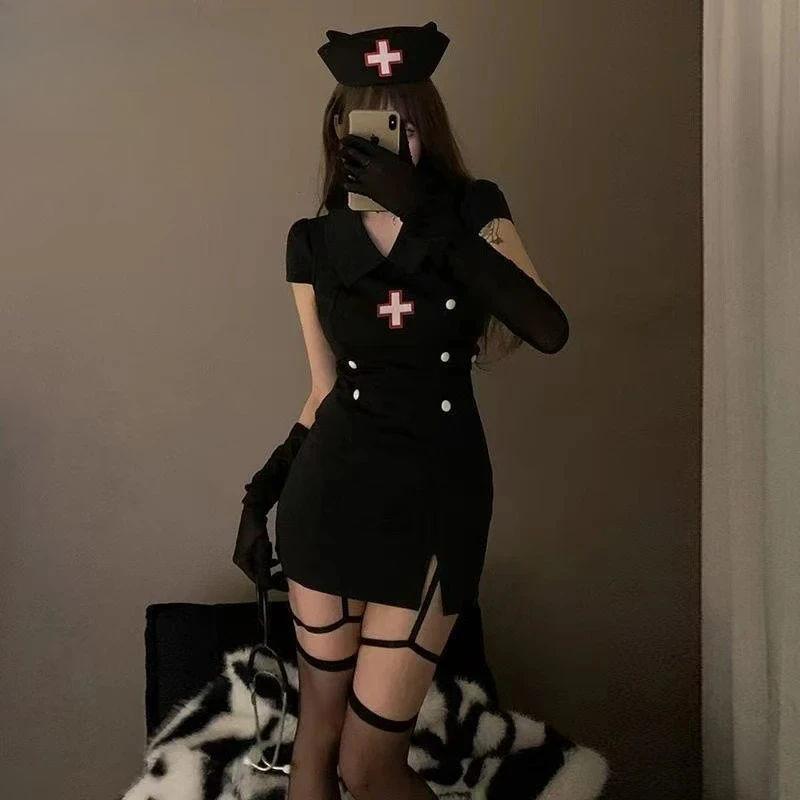 Halloween Little Devil Nurse Uniform Suit Pure Desire Maid Costume Internet Celebrity Hottie Costume Doctor Cosplay
Halloween Little Devil Nurse Uniform Suit Pure Desire Maid Costume Internet Celebrity Hottie Costume Doctor Cosplay