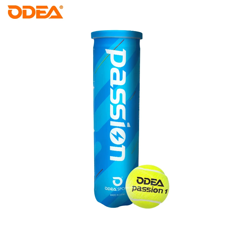 ODEA ITF Approved Tennis Balls Tube 50% Wool Felt Natural Rubber Professtional Competition Pressurized Tennis Ball 4Pcs
ODEA ITF Approved Tennis Balls Tube 50% Wool Felt Natural Rubber Professtional Competition Pressurized Tennis Ball 4Pcs